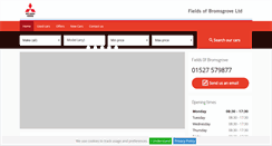 Desktop Screenshot of fieldsofbromsgrove.co.uk